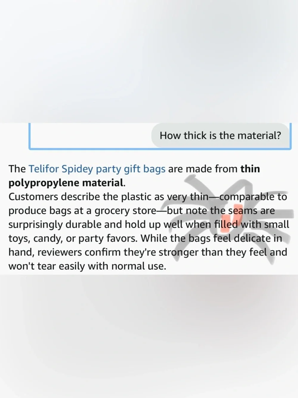 Spider-Man Themed Party Favor Bags